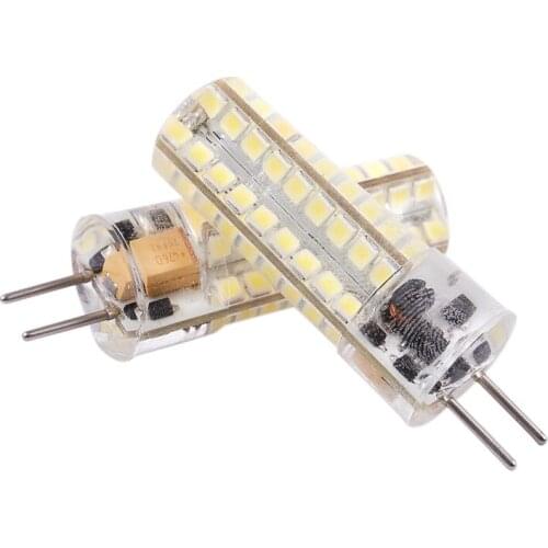 2x 6.5W GY6.35 LED Bulbs 72 2835 SMD LED 320lm 50W Halogen Lamps Equivalent Dimmable Pure White 6000K 360 Degree Beam Angle Sili