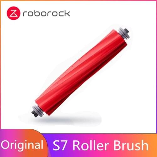 Original Roborock S7 Robot Vacuum Mop Cleaner Parts Detachable Main Brush Rubber Texture Spare Replacements