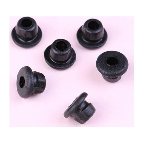 100 pcs/lot Rubber Grommets Nipples For Tattoo Machine Needles Armature Bar Supplies Wholesale