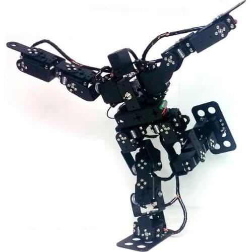 15 DOF Humanoid Dance Robot/Metal Building Blocks Bipedal Walking Robot/Teaching DIY Kit
