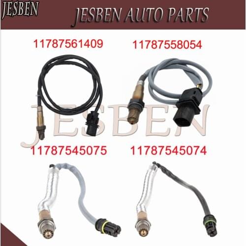 4pcs upper & lower 11787545074 11787545075 11787558054 11787561409 Lambda Probe O2 Oxygen Sensor fit For BMW 3 E90 E92 325i N53