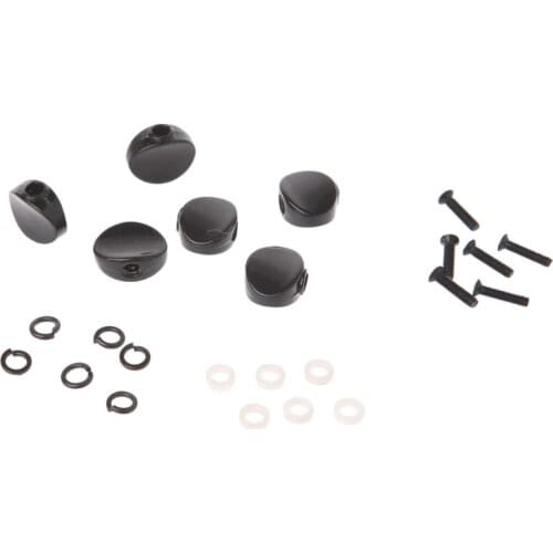 2021 New 6Pcs Replacement Guitar Tuners Machine Head Metal Buttons Tuning Pegs Parts