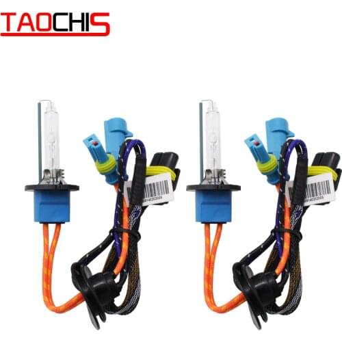 TAOCHIS AC 12v 55w D2H 5500K Auto HID xenon Bulbs for 3.0 Inch Hella h4 Bi xenon projector lens headlight