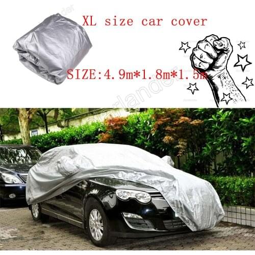 Free Shipping Full Car Cover Breathable UV Protection, Anti dust and scratches,flame retardant shields,Just for XL size