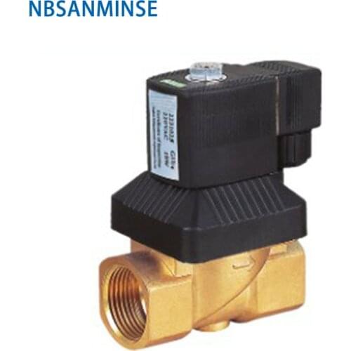 NBSANMINSE Diaphragm Solenoid Valve KL22M-08/10/15 1/4 3/8 1/2 3/4 1 inch high pressure High temperature Normally Closed