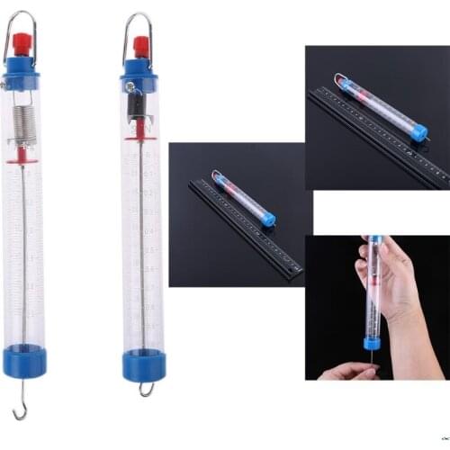 1N/100g Newton Meter Force Meter Spring Dynamometer Spring Dual-Scaled Balance for Physical Experiment