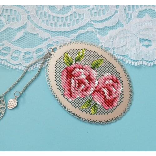 Xx Higher quality DIY Craft Stich Cross Stitch Bookmark Metal Silver Golden Needlework Embroidery Crafts Counted Cross-Stitching