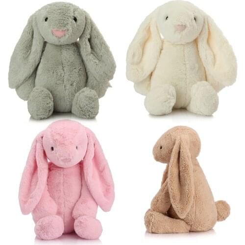 30cm Rabbit Doll Soft Plush Toys Long Ears Bunny Appease Toy For Kids Cute Plush Stuffed Animal Sleeping Toys Wedding Oranment
