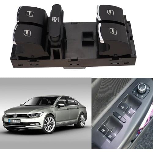Electric Power Master Window Switch Button for VW MAGOTAN Sagitar Golf MK5 MK6 GTI Rabbit Passat B6 CC OEM 5ND 959 857 5ND959857