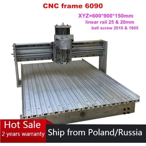 CNC 6090 linear rail guideway frame wood router metal engraving machine frame