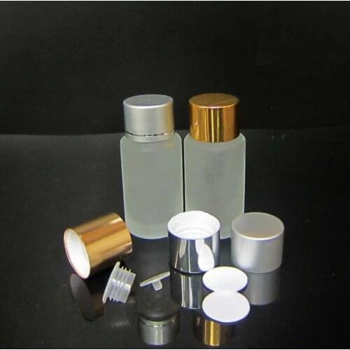 20ml Frosted/clear glass bottle screw lid plastic stopper lotion/emulsion/foundation/serum/essence/skin care cosmetic packing