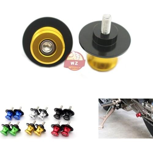 Accesorios de motocicleta CNC aluminio M6 Swingarm Spools Slider tornillo de soporte for Yamaha YZF-R125 YZFR125 2008-2017