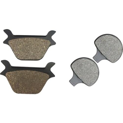 Brake Pill Pads Set for HARLEY Street FXSTS 1340 Softail Springer - D312 0 1990 1991 Front Rear