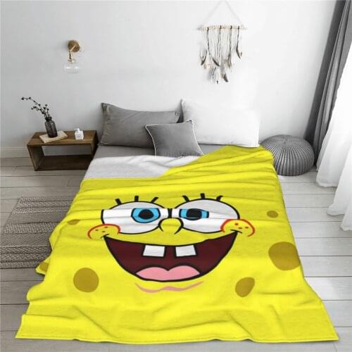 Wearable warm flannel Sponge Baby blanket cartoons Anime blankets for Sofa Sherpa Fleece Bedspread Wrap