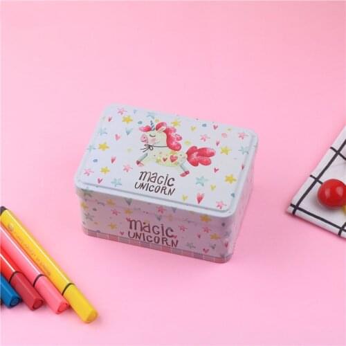 New Graffiti Style Storage Box With Lid Cracked Frosted Cookie Tin Candy Box Upscale Gift Box 12*9*6cm