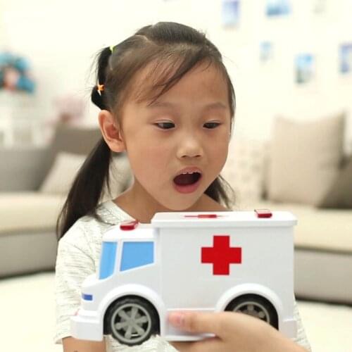 1/24 Radio Remote control car RC Car for Voice Control Ambulance Sport Racing police Car Toys For Children tou gift