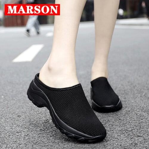 Women Casual Increase Shoes Summer Spring Sandals Non-slip Lady Platform Sandal For Girl Breathable Mesh Outdoor Walk Slippers
