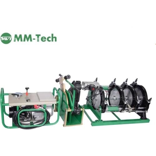 SWT-B315/90H Tubos de HDPE y accesorios de tuberia maquina de soldadura por fusion a tope