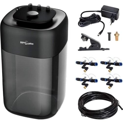 10L Reptile Humidifier Timer Terrarium Mist System With Sprinkler Water Tank Fog Machine for Vivarium Reptiles Amphibians