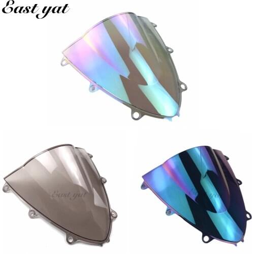 Motorcycle Double Bubble WindScreen Windshield For Honda CBR1000RR CBR 1000 RR 2008 2009 2010 2011 Black Smoke CBR1000 RR