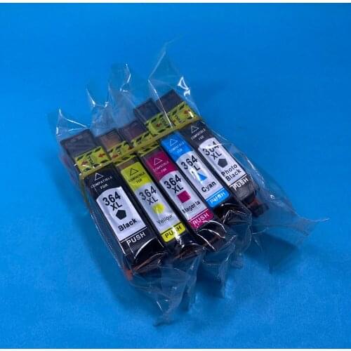 YOTAT 5color 364xl Compatible ink cartridge for HP364 for HP Photosmart 7510 B8550 C5324 C5380 C6324 C6380 D5460