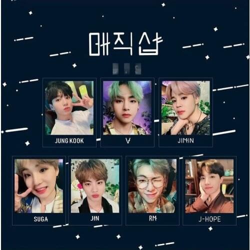South Korean Groups K-POP Bangtan Boys Poster FM 5TH MUSTER Night light small card Lomo Cards Postcards Decor elf Made Fan Gift