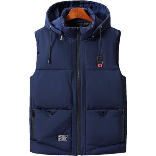 Vest women Plus Size 6XL 7XL 8XL 9XL Casual Winter Sleeveless Jacket women Hooded Thick Warm Parka Jacket Waistcoat Couple vest