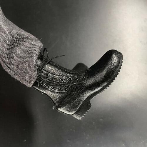 1:6 Accessory WWII German Paratroopers Leather Boots For 12" Male Figure Doll