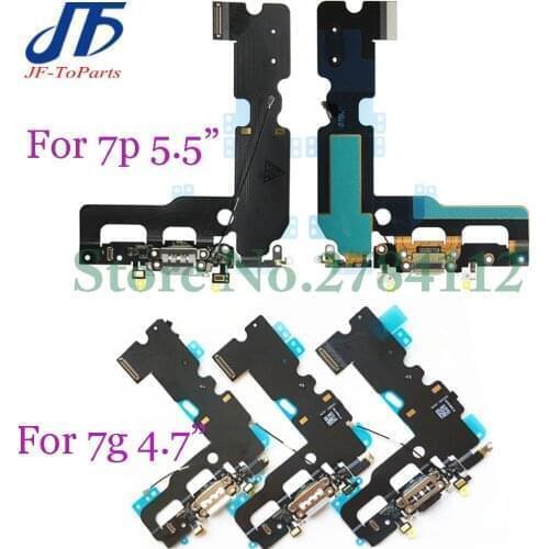 10pcs Charger USB Dock Connector For iPhone 8 7 Plus X 7P 8P 7G 8G Charging Port Headphone Audio Jack Flex Cable Relacement Part