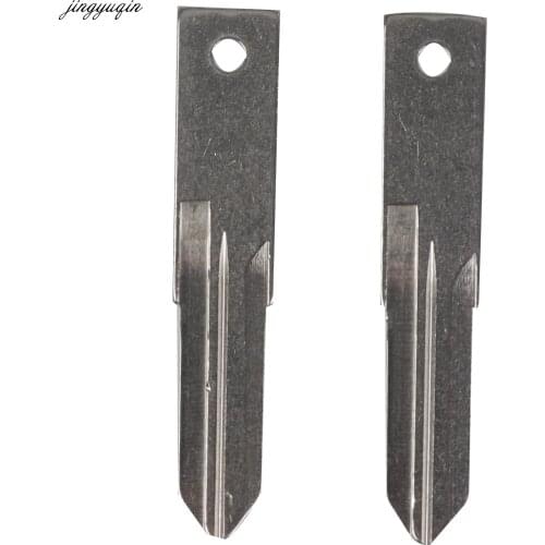 Jingyuqin 2pcs/lot VAC102 Uncut Key Blade For Renault Key Shell Blank Replacement Flip Folding Remote Key Blade Blank