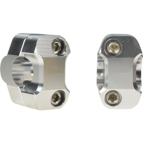 22mm 28mm Motorcycle Handlebar Fat Bar Riser Mount Clamps Adapter Universal Aluminum Motorbike Off Road CNC Clamps Adapter