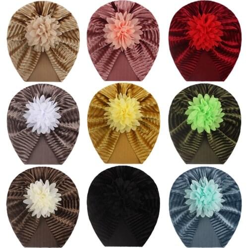 3# Toddler Kids Baby Boys Girls Solid Floral Sequin Hat Beanie Headwear Accessories Cute Snails Hats Newborn Headwear Head