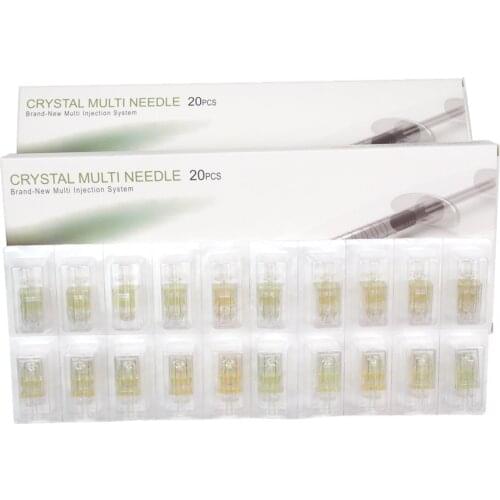 5Pin crystal Multi needle Hydrolifting Disposable Injection Needle Cartridge For EZ Vacuum Mesotherapy Gun Negative Pressure