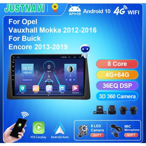 Car Radio For Opel Vauxhall Mokka 2012-2016 For Buick Encore 2013-2019 Multimedia Player Carplay Android No 2 din Auto GPS Audio