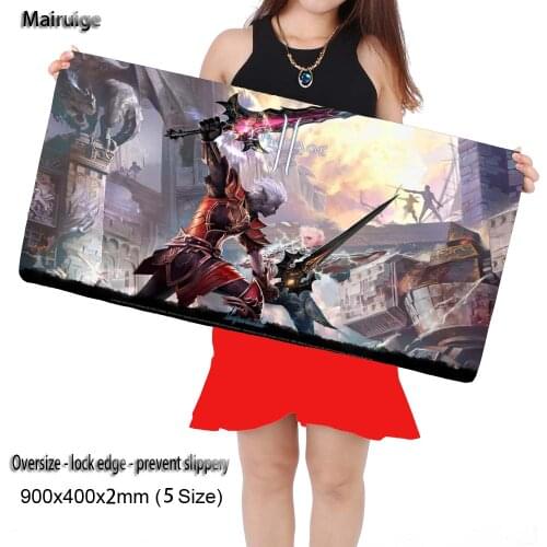 Mairuige Shop cartoon Large Game 900*400 High Quality with Edge Locking Speed Version Game Keyboard Pad for Gamer As Gifts