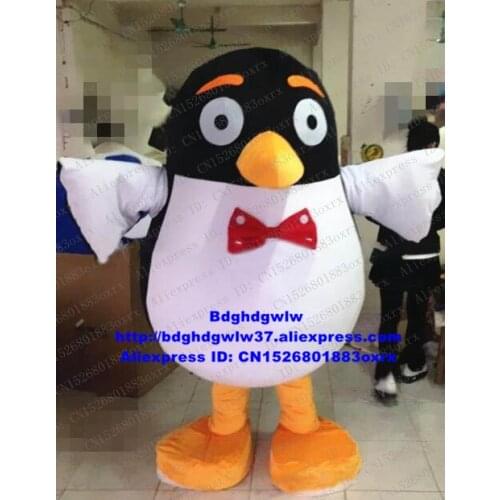 Black White Penuins Penguin Mascot Costume Adult Cartoon Character Outfit Suit Public Welfare Capping Ceremony zx787