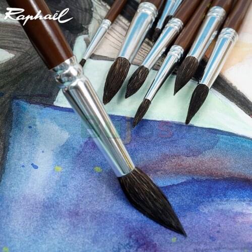 Raphael LOISIRS- SCOLAIRE series 835 ROND -Details brush, Petit Gris qualite enseignement Tres bonne retention de la couleur