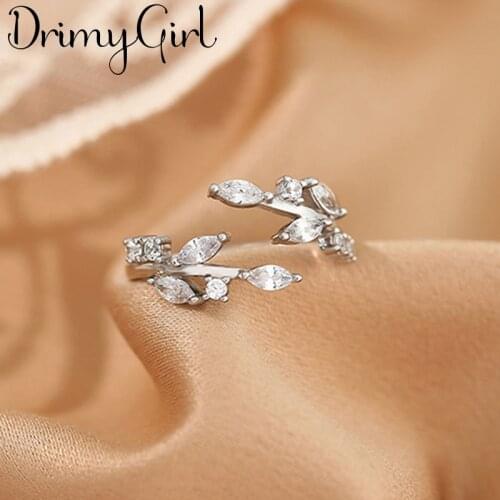 DrimyGirl Rings With Cubic Zirkonia For Women
