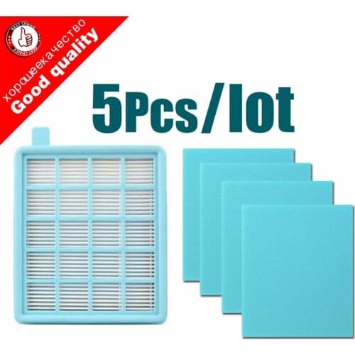 5pcs/lotFilter Mesh HEPA FILTER BUFFALO-MISTRAL For Philips Vacuum Cleaner FC8470 FC8471 FC8472 FC8473 FC8474 FC8476 FC8477