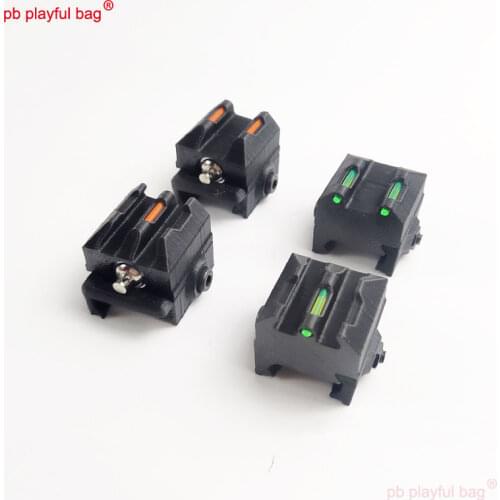 PB Playful Bag Outdoor sports soft bullet gun LED optical fiber red and green sight 3D printing material toy accessories SG23