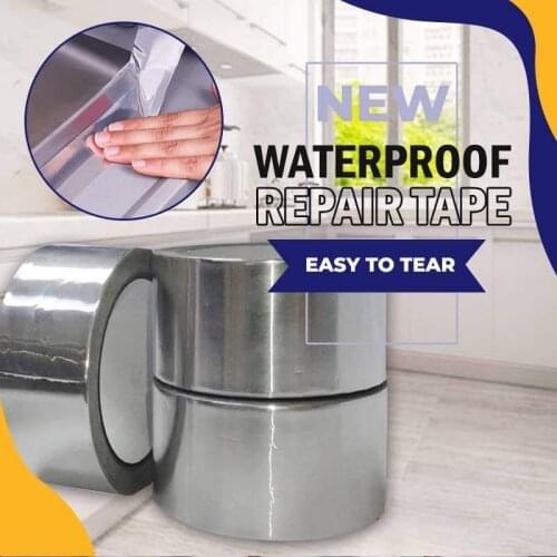 Adhesive Sealing Tape Aluminium Foil High Temperature Resistant Foil Adhesive For Roof Pipe Repair Tape