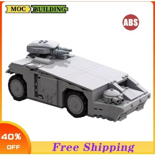 Movie Ideas MOC building blocks Military series M577 Armored Vehicles Creator Assembles Model Diy brick Childrens toys gift