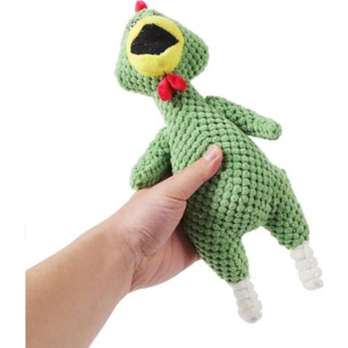 Screaming Chicken Pets Dog Toys Pineapple Velvet Squeeze Squeaky Sound Funny Toy For Dogs Molar Chew Toys Dog Accessories