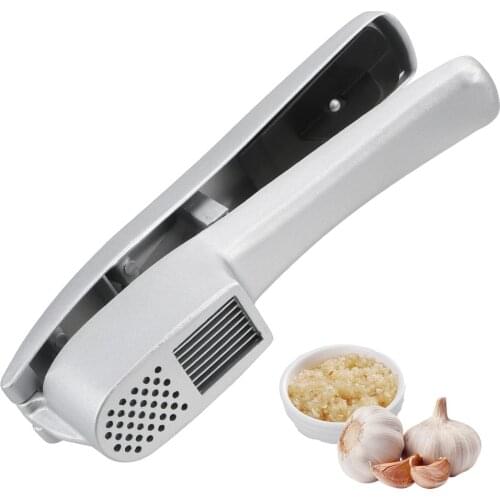 Kitchen Squeeze Tools Slicer Fruit & Vegetable Ginger Crusher Chopper Cutter Garlic Press 2 in 1 Manual Garlic Paste Tool