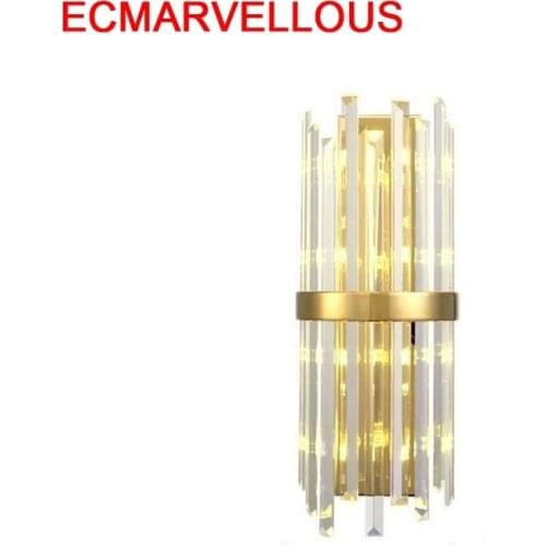 Lampara Pared Luminaria De Parede Dressing Table Arandela Crystal Light For Home Applique Murale Luminaire LED Wall Lamp