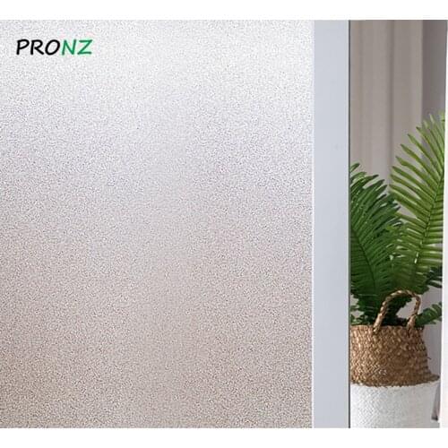 3D Matte Frosted Window Film Stained Glass Decorative UV Window Sticker Privacy Frosted Self Adhesive Film Window Decal No Glue