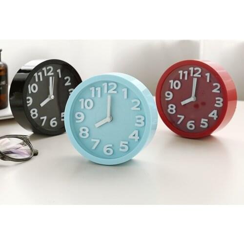 Desktop creative personality student clock bedside silent quartz clock desktop ornaments alarm clock electronic clock