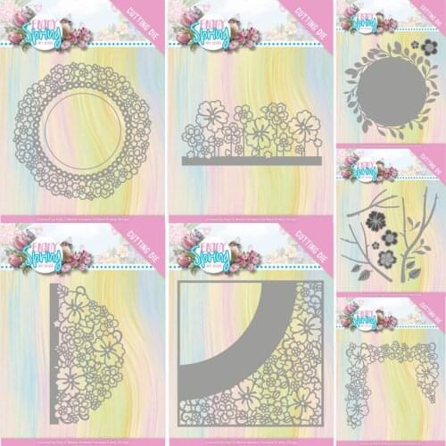 New Spring flower frame series metal Cutting Dies Stencils DIY Scrapbooking Paper/photo Cards Embossing Dies