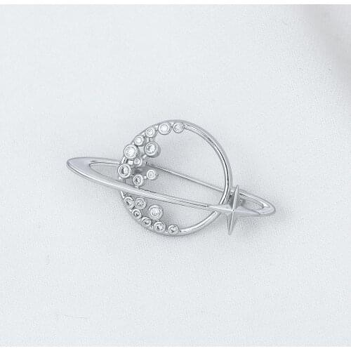 WEIMANJINGDIAN Brand New Arrival White Gold Plated Universe Zircon Brooch Pins for Women Girls Jewelry Gifts