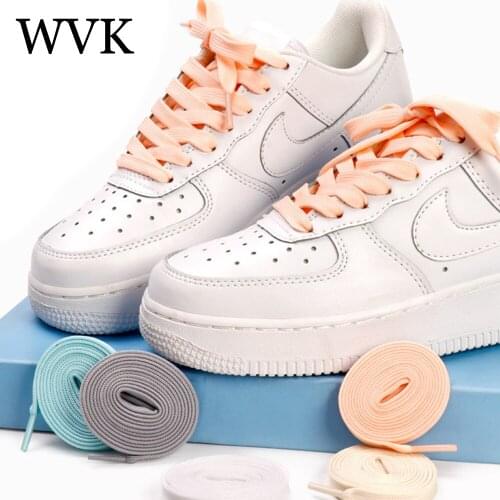 NEW Fashion Flats Shoelaces Off Sneaker Shoes Lace Classic Flat Double Hollow Woven Shoelaces For AJ/AF1 Shoelaces White